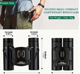 8x21 Long Range HD Zoom Powerful Binoculars, Compact Binoculars For Adults And Kids, High Powered Mini Pocket Binoculars, Small Binoculars For Bird Watching, Concert Theater Opera